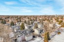 Aerial view of residential area
