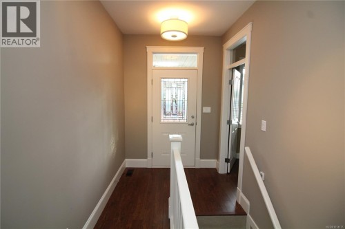 View of the front entrance from the hallway