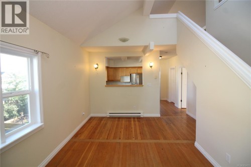 Open concept living and dining with pass through to kitchen