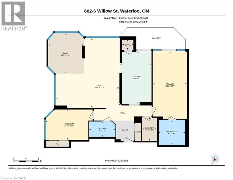 












6 WILLOW Street Unit# 602

,
Waterloo,




Ontario
N2J4S3

