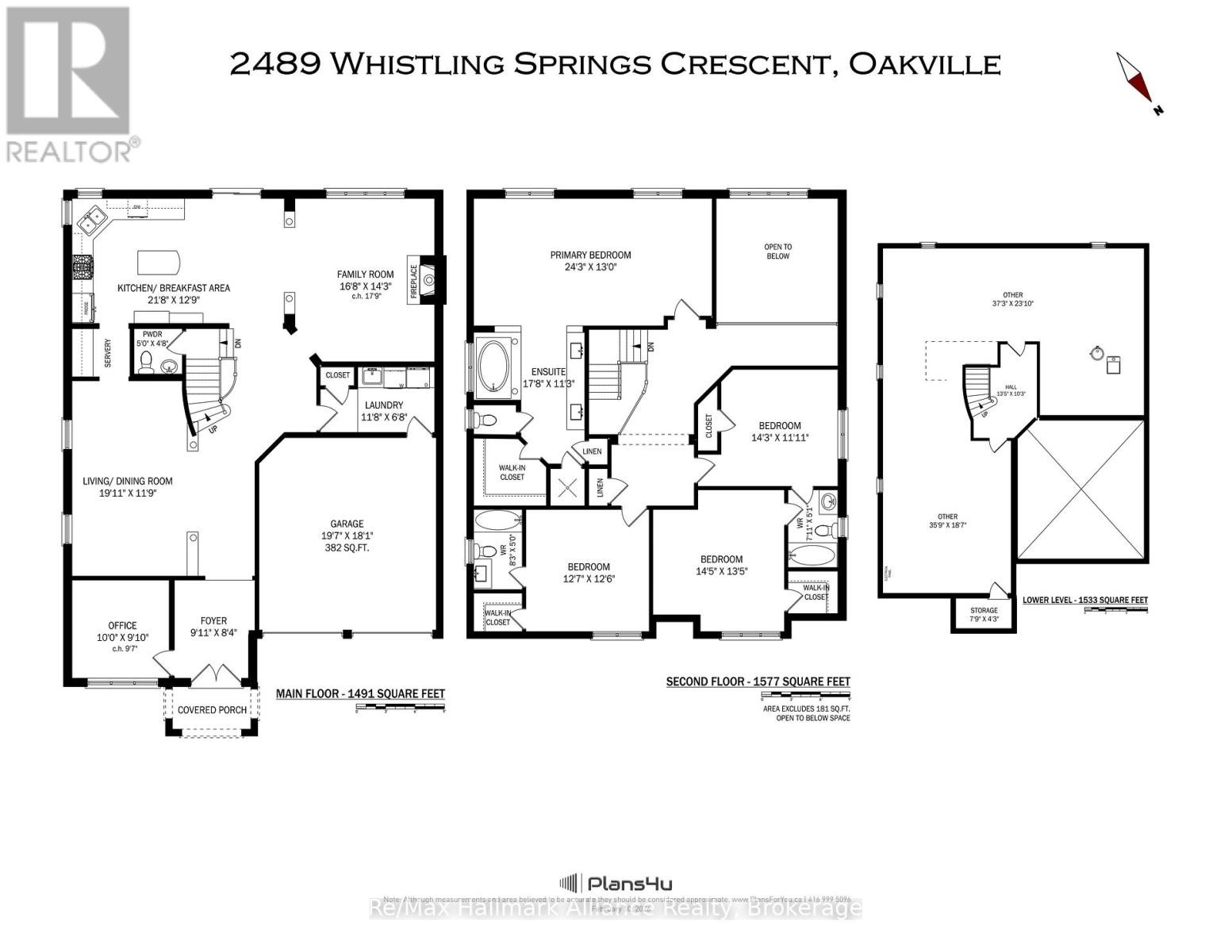 












2489 WHISTLING SPRINGS CRESCENT

,
Oakville (WM Westmount),




Ontario
L6M5G3

