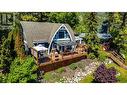 We offer you this beautifully updated Steiner Arch style cabin