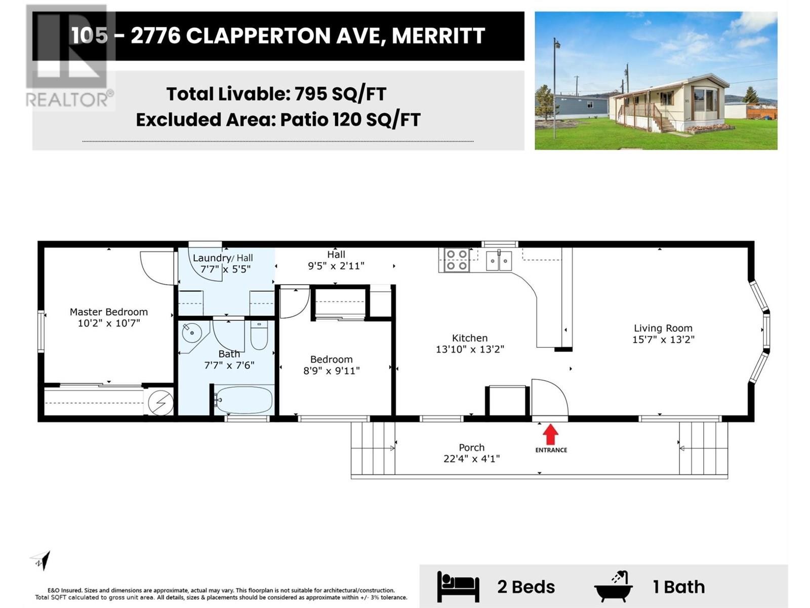 












2776 Clapperton Avenue Unit# 105

,
Merritt,




British Columbia
V0K1B0

