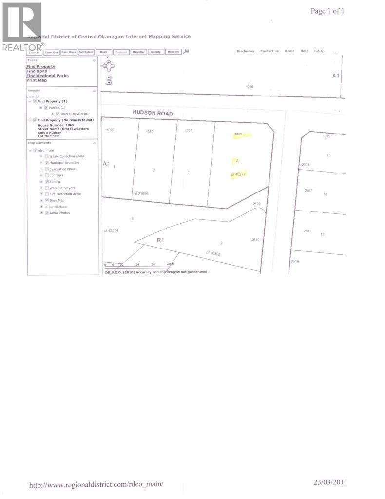 












1069 Hudson Road Lot# A

,
West Kelowna,




British Columbia
V1Z1J2

