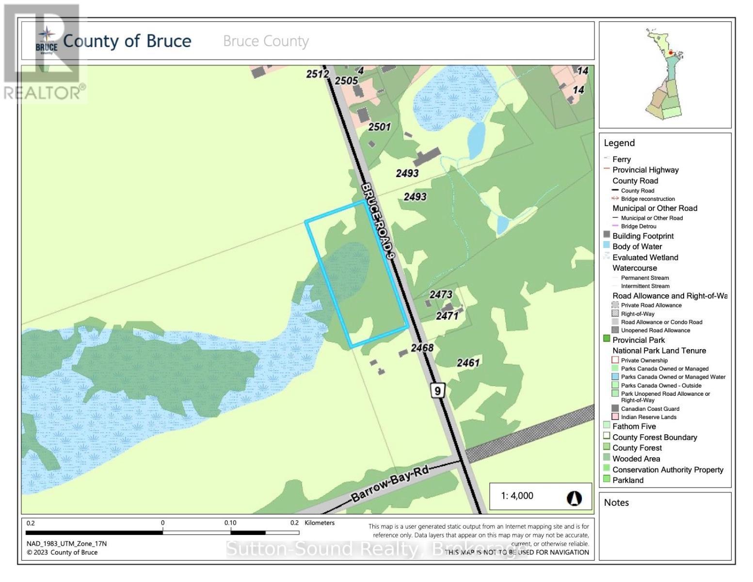 












LT 16 CONCESSION 6 ROAD

,
Northern Bruce Peninsula,







Ontario
N0H1W0

