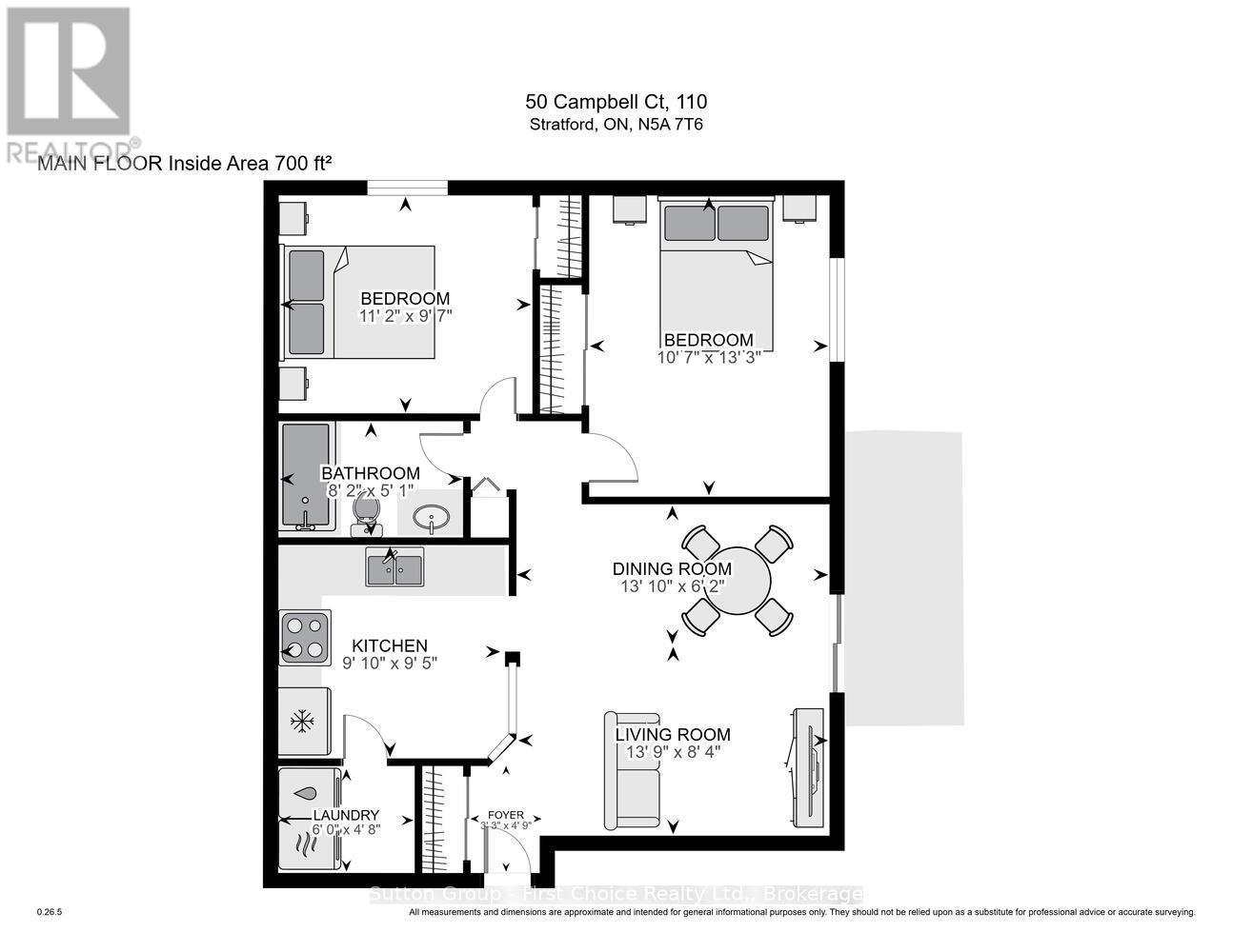 












110 - 50 CAMPBELL COURT N

,
Stratford,




Ontario
N5A7T6

