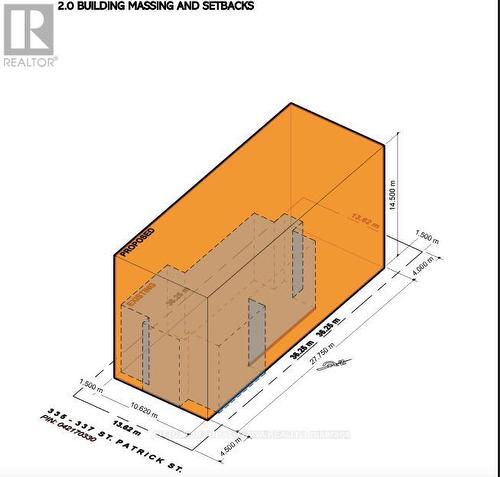 Potential Development Massing and set backs