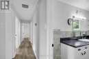 Great layout with doors that close off to bedrooms