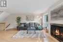 Wood fireplace (no WETT cert)(fire virtual staged)