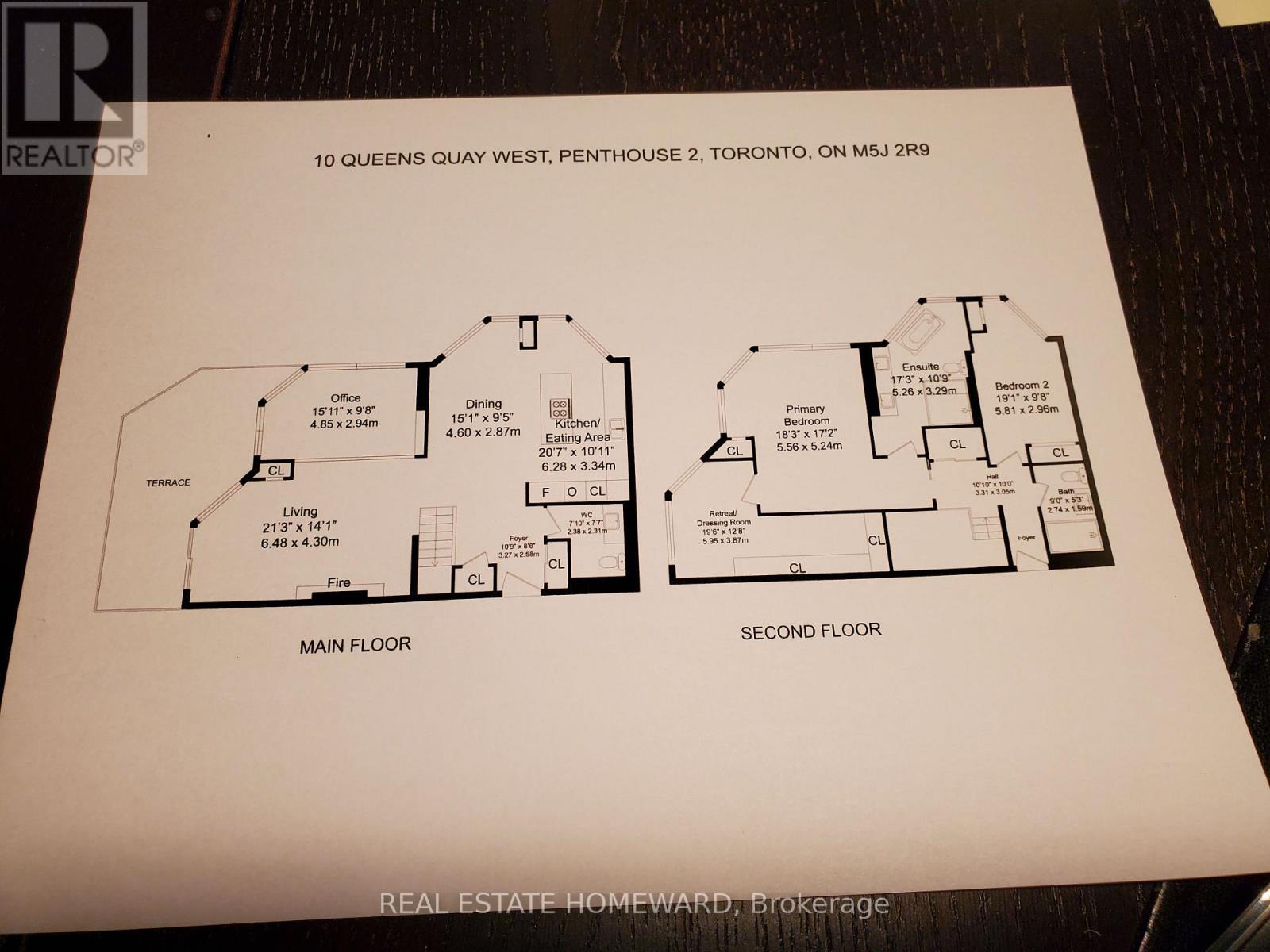












PH2 - 10 QUEENS QUAY W

,
Toronto (Waterfront Communities),




Ontario
M5J2R9

