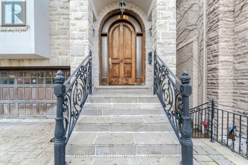 Carved Oak Entry Door