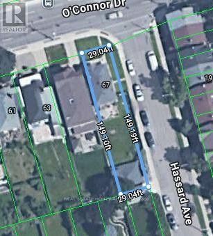 












67 O'CONNOR DRIVE

,
Toronto (Broadview North),




Ontario
M4K2K3

