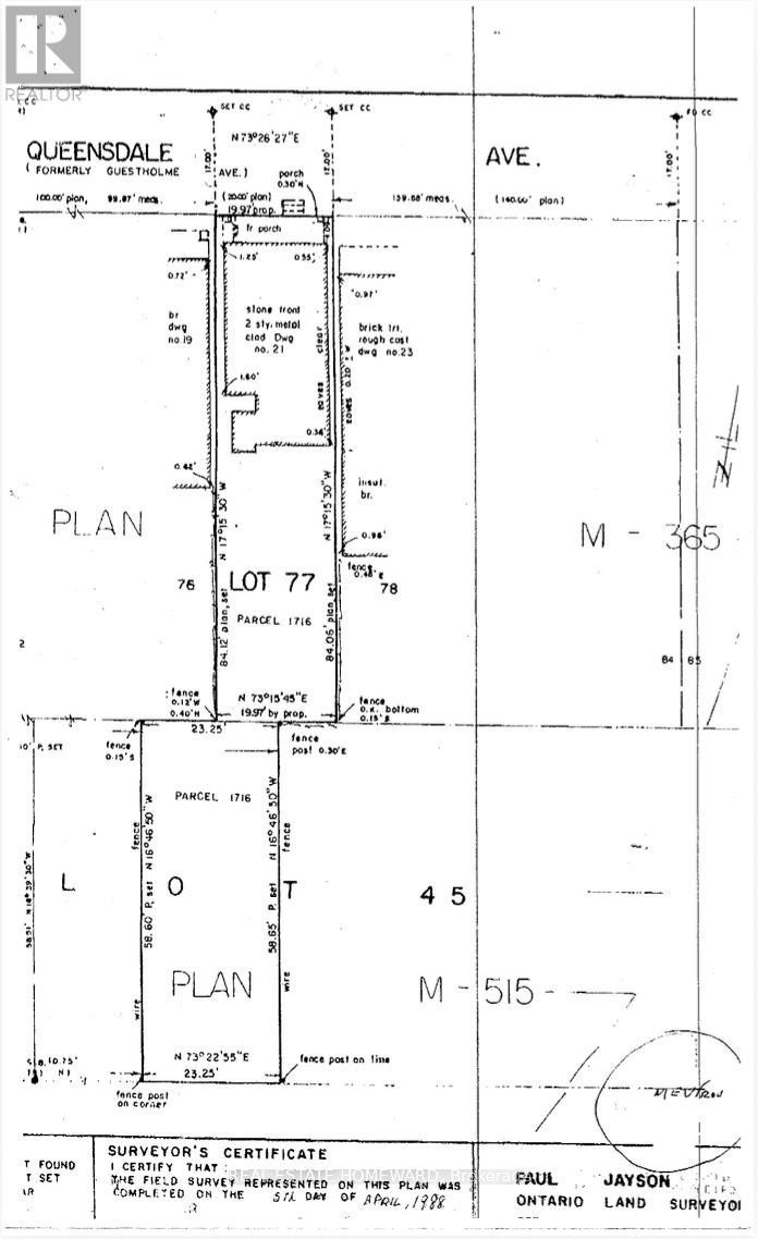 












21 QUEENSDALE AVENUE

,
Toronto (Danforth Village-East York),




Ontario
M4J1Y1

