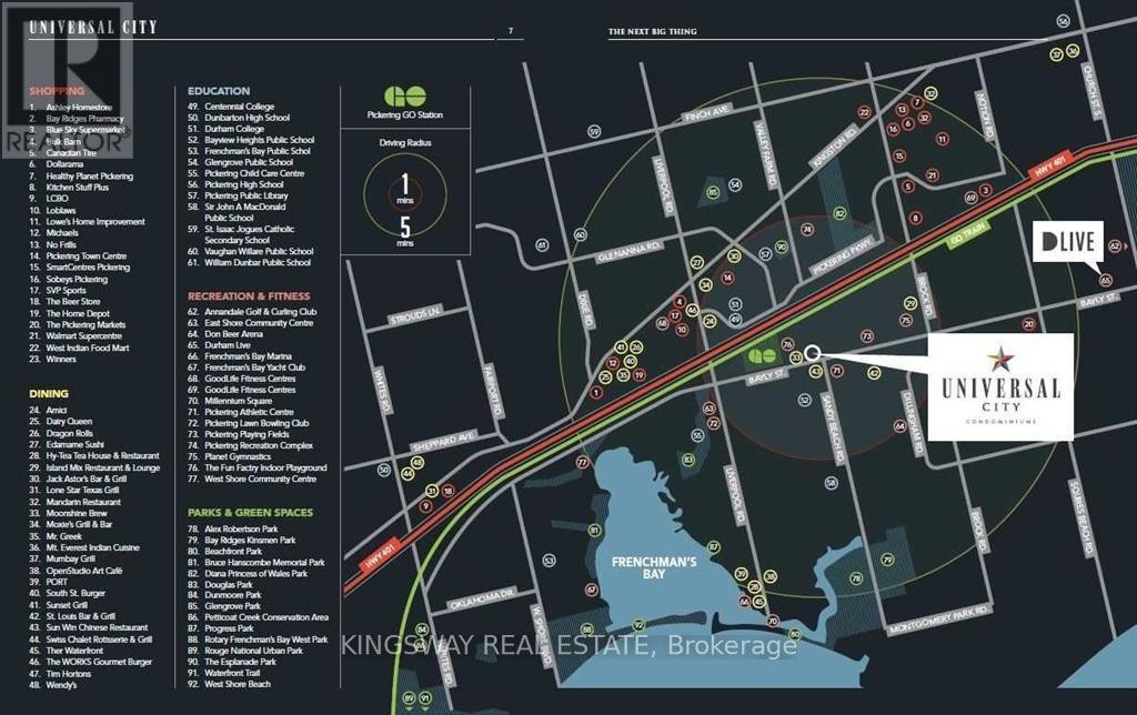 












1004 - 1480 BAYLY STREET

,
Pickering (Bay Ridges),




Ontario
L1W0C2

