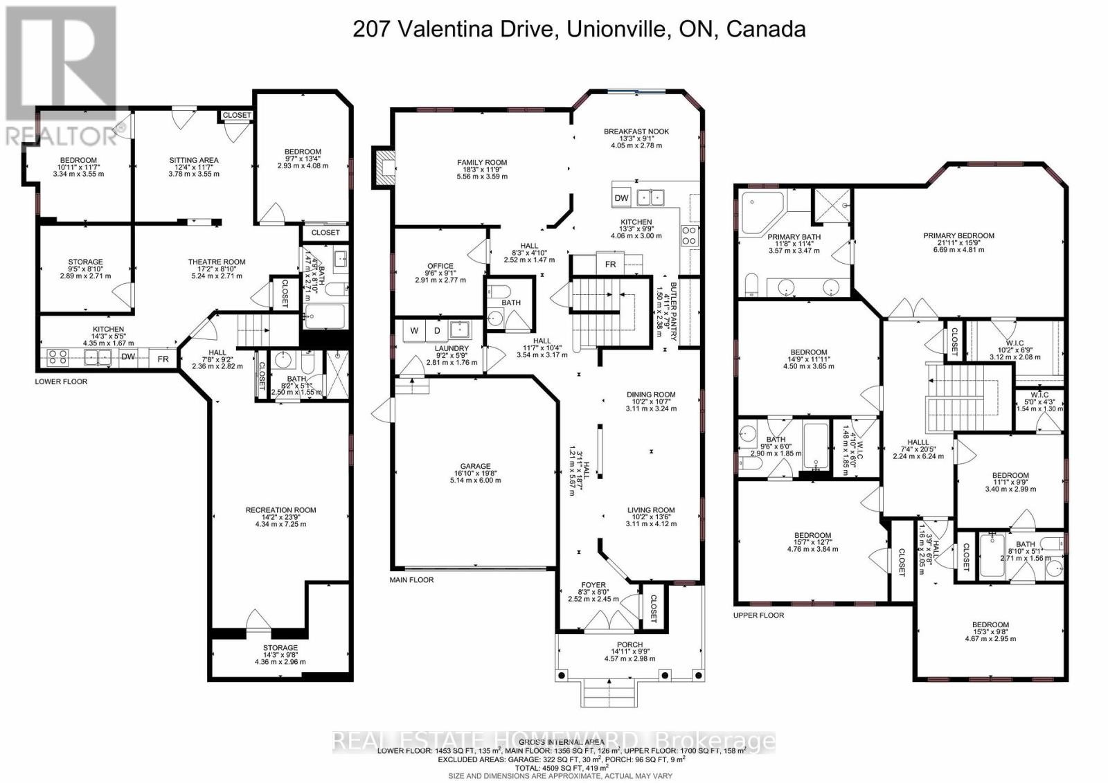 












207 VALENTINA DRIVE

,
Markham (Village Green-South Unionville),




Ontario
L3R4R5


