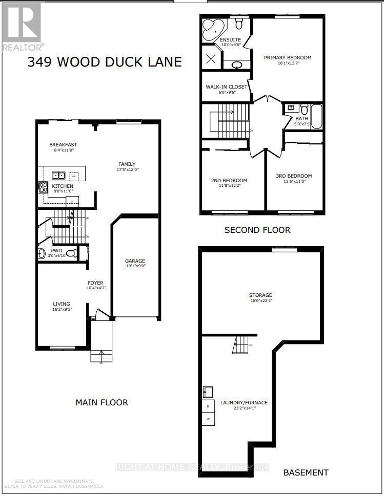 












349 WOOD DUCK LANE

,
Newmarket (Woodland Hill),




Ontario
L3X2X8

