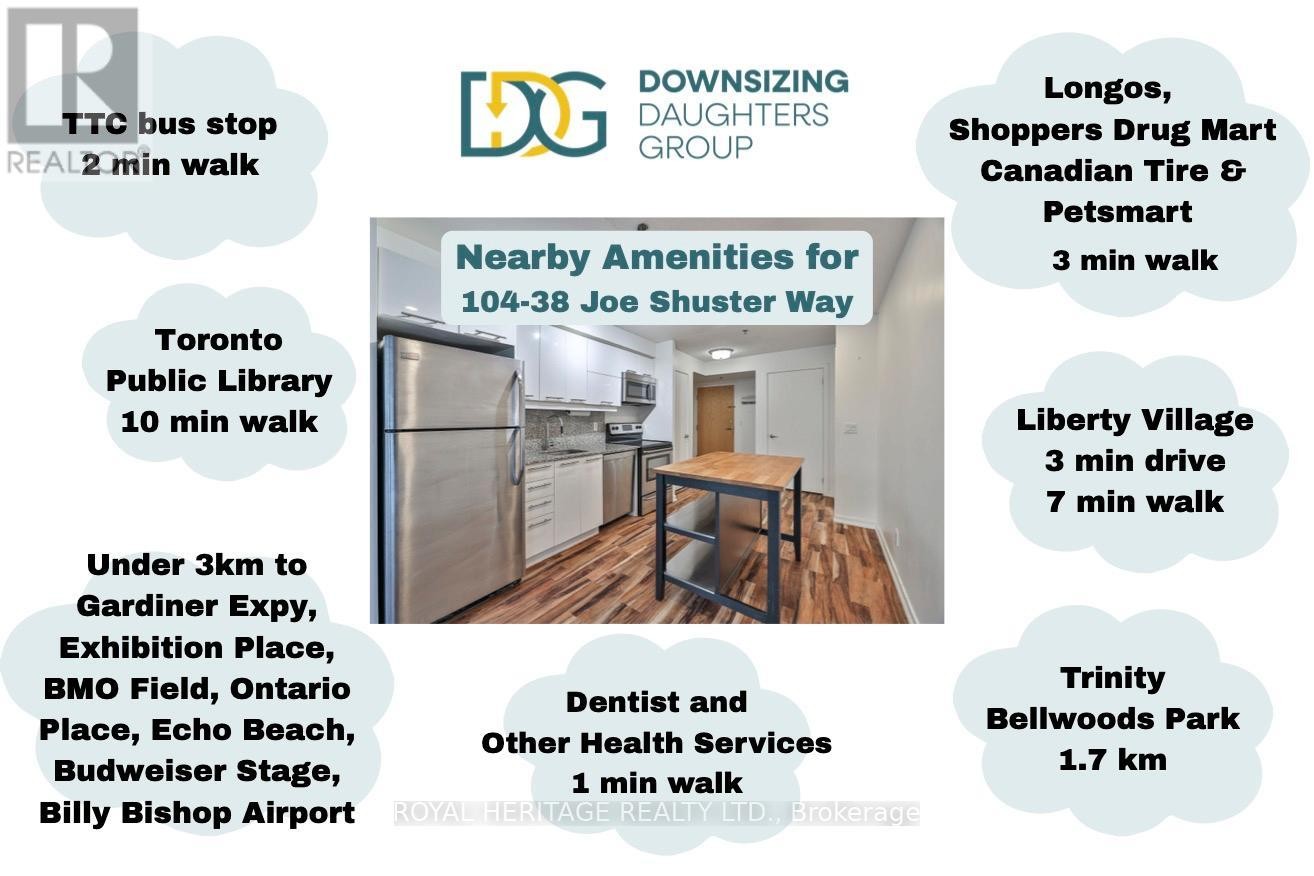 












104 - 38 JOE SHUSTER WAY

,
Toronto (South Parkdale),




Ontario
M6K0A5

