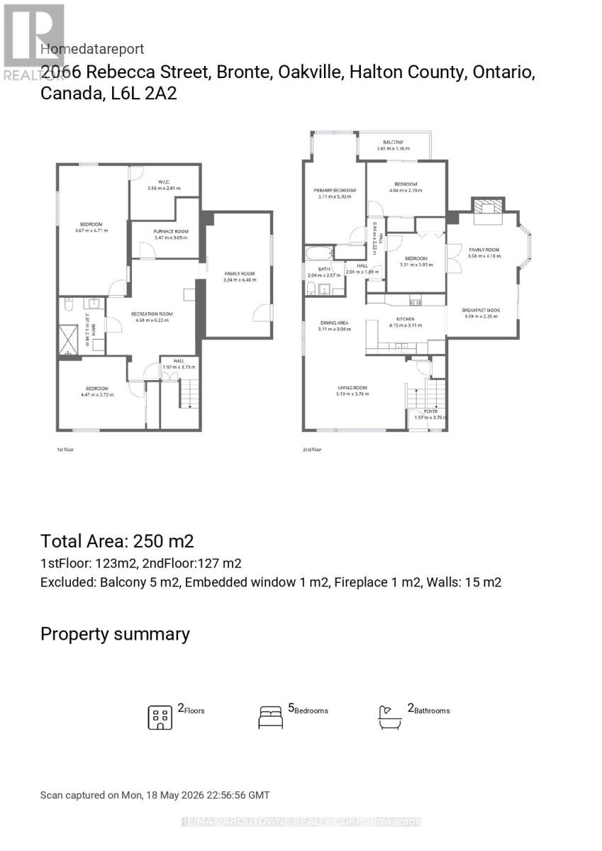 












2066 REBECCA STREET

,
Oakville (BR Bronte),




Ontario
L6L2A2

