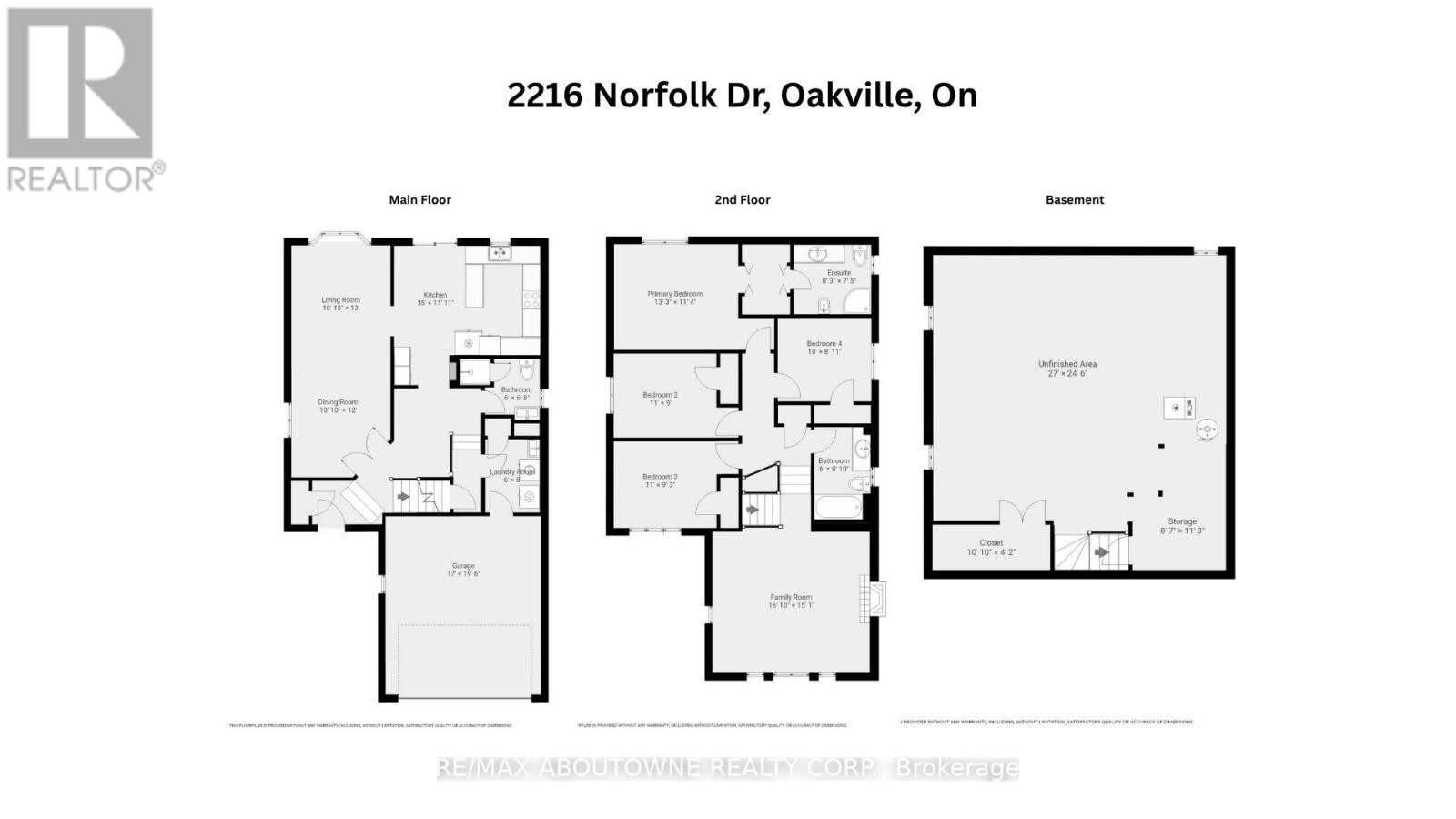 












2216 NORFOLK DRIVE

,
Oakville (RO River Oaks),




Ontario
L6H6H4

