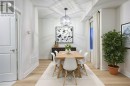 Virtually staged dining room