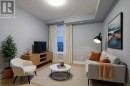 Virtually staged bedroom