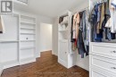 Spacious walk in closet with window