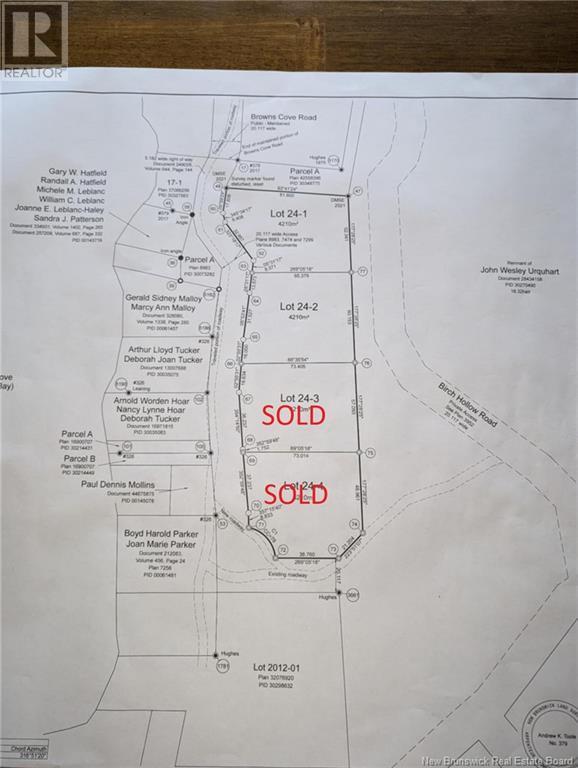 












lot 24-2 Brown's Cove Road

,
Kars,







New Brunswick
E5T2Z2

