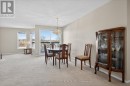 sun-filled dining room with walkout