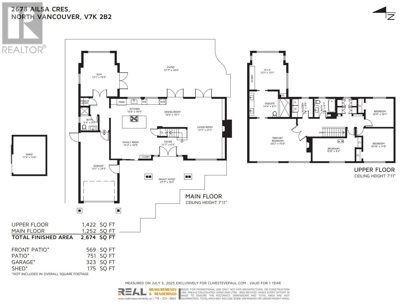 












2678 AILSA CRESCENT

,
North Vancouver,




British Columbia
V7K2B2

