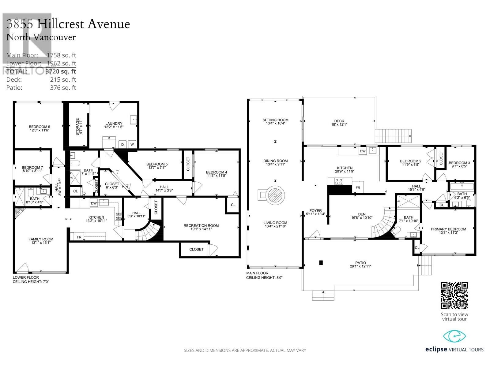 












3855 HILLCREST AVENUE

,
North Vancouver,




British Columbia
V7R4B7


