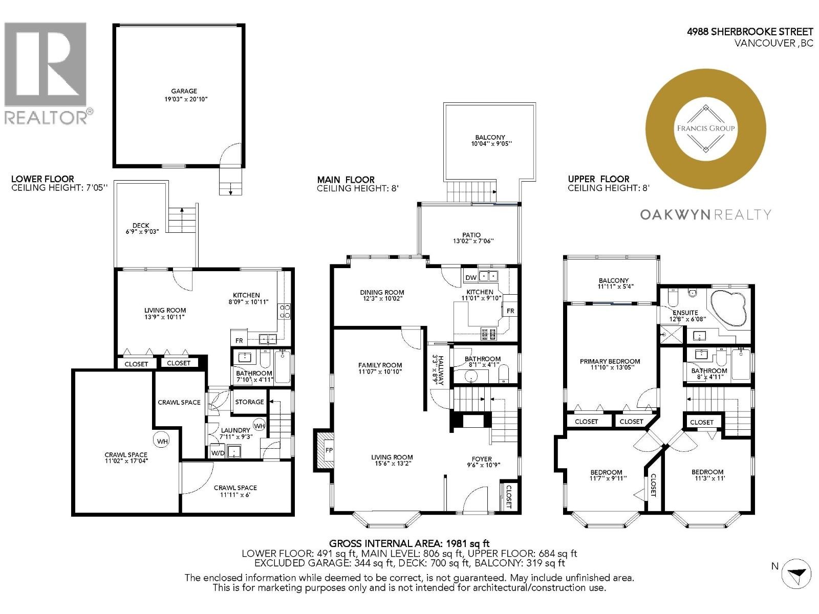 












4988 SHERBROOKE STREET

,
Vancouver,




British Columbia
V5W3M2

