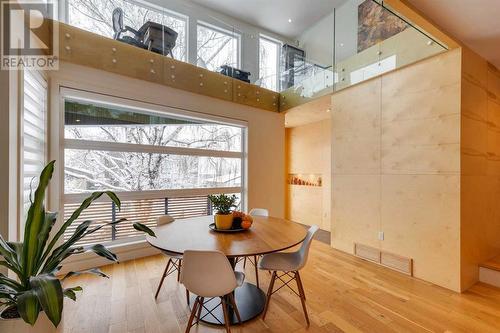 Birch Paneled Foyer & Dining Nook